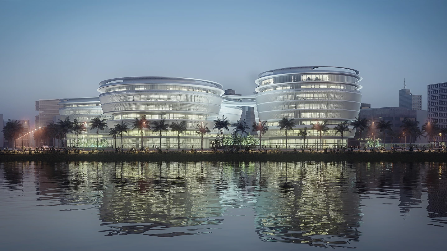 Render of the Biocell biotech lab.