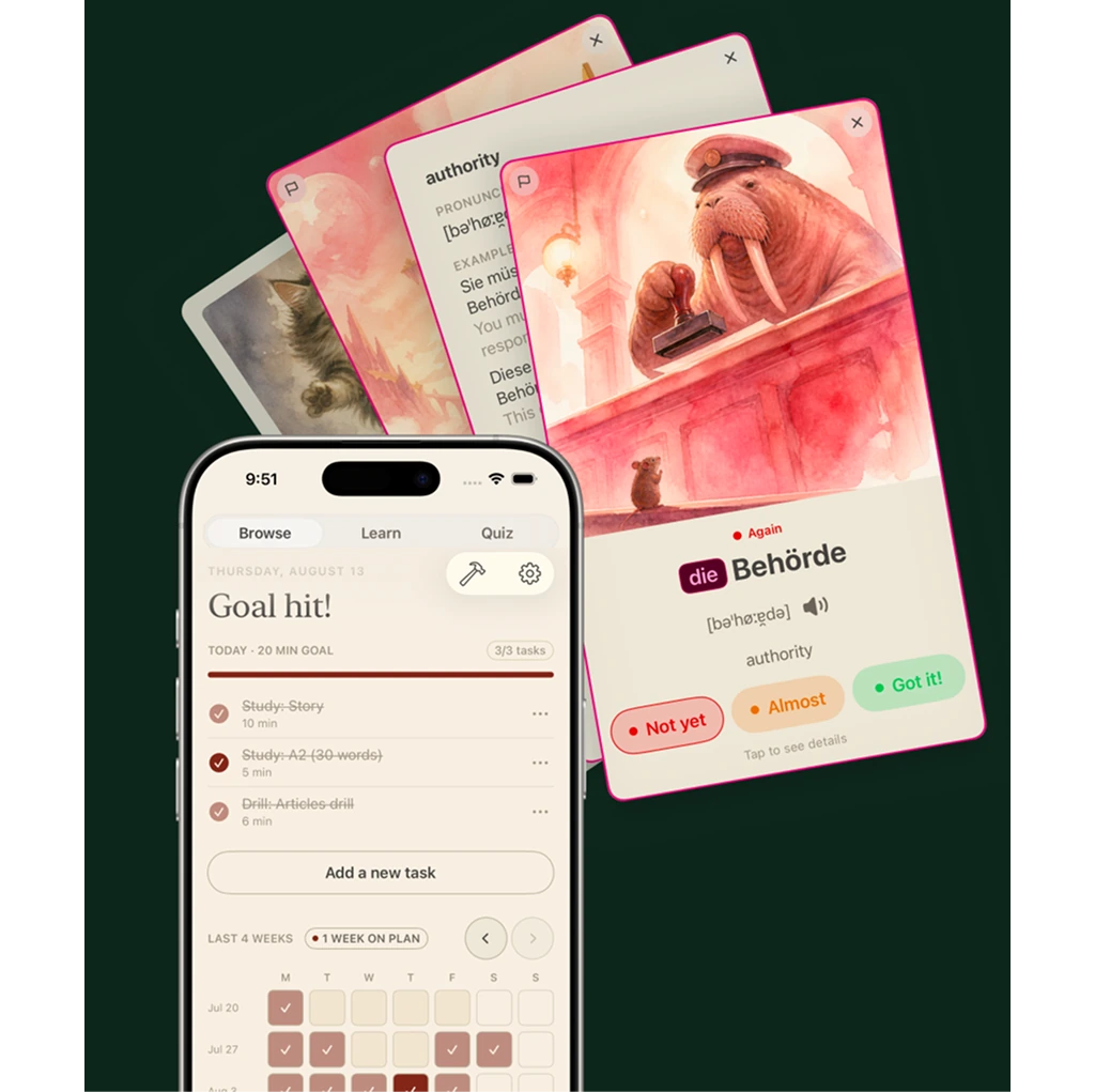 One Who Learns language-learning app on web and iOS