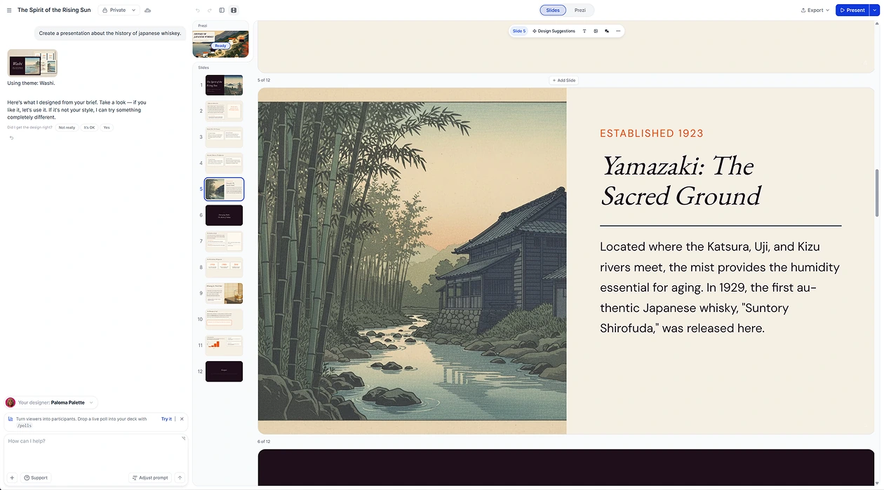 Prezi’s new AI-first slide product